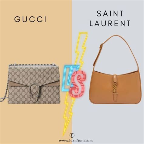 gucci vs ysl|difference between ysl and gucci.